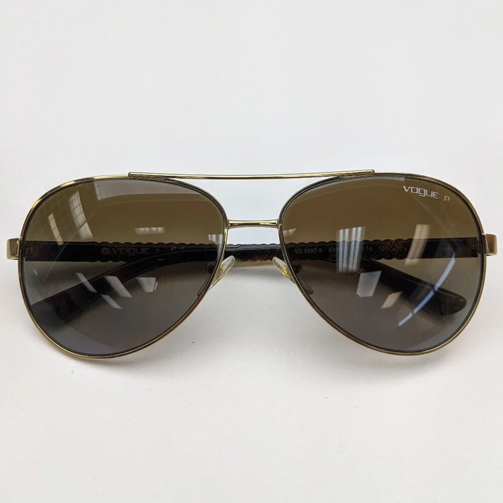 🕶️ Vogue VO3997-S 848/T5 Polarized Aviator Sunglasses 58/14-135 / ALH759🕶️